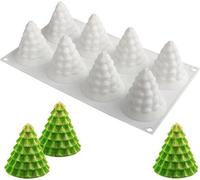 Moule à gâteau en silicone en forme de sapin de Noël 3D