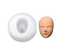 Moule à gâteau en Silicone, tête de poupée 3D, visage de bébé, modèle de savon fait à la main, argile, plâtre, Fondant, chocolat, sucre, artisanat