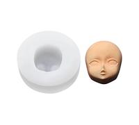 Moule à gâteau en Silicone, tête de poupée 3D, visage de bébé, modèle de savon fait à la main, argile, plâtre, Fondant, chocolat, sucre, artisanat