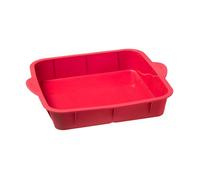 Moule à gâteau - FIVE - 24 cm - Silicone - Rouge - Poignées ergonomiques