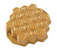 Moule à gâteau HONEYCOMB, or, Nordic Ware