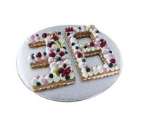 Moule à gâteau - LILY COOK - Number Cake - Inox - 12 cubes modulables - Argent