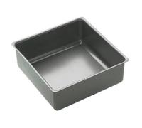 KitchenCraft MasterClass Moule à gâteau carré antiadhésif avec fond amovible 23 cm