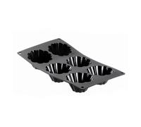 Moule à gâteau pour brioches, 6 moules, silicone, de Buyer