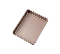 Moule à Gâteau Rectangle Antiadhésif, Acier Carbone for Four Champagne | Plat à Rôtir Profond for Biscuit Roulé Gâteau Maison, 9 11 13 Pouces Disponible Cuisine Maison(A-27.2x22.5x5cm)