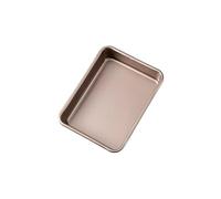 Moule à Gâteau Rectangle Antiadhésif, Acier Carbone for Four Champagne | Plat à Rôtir Profond for Biscuit Roulé Gâteau Maison, 9 11 13 Pouces Disponible Cuisine Maison(A-21.7x16.7x4.5cm)