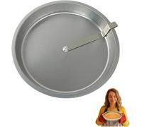 Moule à gâteau rond de 25 cm avec levier de déverrouillage et lame pivotante à 360° pour des gâteaux, cheesecakes et tartes parfaits.