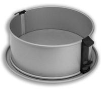 Moule à gâteau rond en aluminium avec un motif strié, 23 cm de diamètre