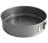 Moule à gâteau rond professionnel en acier au carbone, 24 cm, facile à nettoyer, avec revêtement antiadhésif