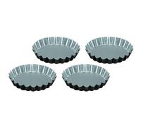 Moule à gâteau SILVER ELEGANCE, set de 4, 12 cm, noir, acier, Guardini