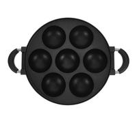 Moule à Gâteau Sphérique en Aluminium Moulé sous Pression, 7 Cavités | Surface Lisse Anti-déformation, Cuisson au Four, pour Cupcakes et Boules de Gâteau, Pâtisserie Maison