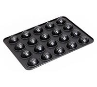 Moule à gâteaux antiadhésif à 20 cavités en forme de châtaigne, plaque de cuisson professionnelle en acier au carbone antiadhésive pour four
