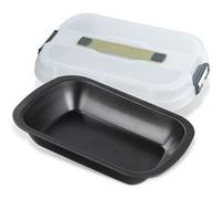 Moule à gâteaux rectangulaire avec couvercle de transport Zenker Bake Click and Go ref 7907 Noir G