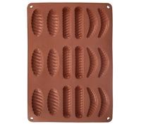 Moule à gâteaux - Vilde - Silicone Flexible - 33 x 24 5 x 1 cm - Marron