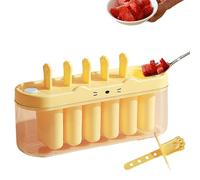 Moule À Glace Forme Chat Mignon - Machine Esquimaux Maison 6 Cavités Démoulage Facile | Moules À Silicone Alimentaire Pour Enfant Jus Yaourt Fête Été Sorbetière Sans BPA