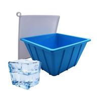 Moule à glace pour baignoire couvercle hermétique | Bloc de glace Cold Plunge Moule en silicone pour plage, camping, salle de bain, unisexe