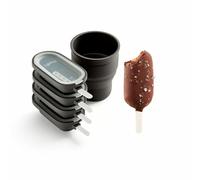 Moule à glace, set de 4 pc, marron, silicone, Lékué