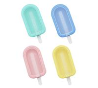 Moule à Glace Silicone Réutilisable - 75ml Individuel, Taille Compacte 15.5x6.5x2.6cm - Idéal pour Bâtonnets de Glace Maison, Popsicle, Smoothies, Jus de Fruits - Facile à Démouler et Nettoyer