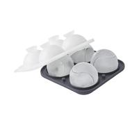 Moule à glaçons - 5,6 cm - Plateau à glaçons rond réutilisable pour congélateur - Pour cocktail, bourbon, jus, café, eau, boisson, maison, cuisine, restaurant, fête, camping, été