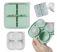 Moule À Glaçons,Conteneur en Silicone Réutilisable et Portable avec Couvercle Entonnoir - Préparation Rapide De Glaçons,Pour Cuisine Réfrigérateur Congélateur Boissons Maison