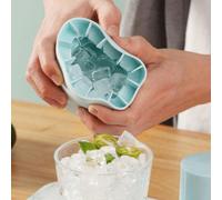 Moule à glaçons cylindrique, seau à glace en silicone, machine à glaçons portable, moule à glaçons en forme de tasse à pression facile à libérer avec couvercle, convient pour la cuisine, le mini-réfri