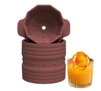 Moule à Glaçons en Forme de Boule Silicone Flexible Grande Taille avec | Moules à Glaçons pour Cocktails, Boissons, Bière pour Cocktails Whisky Boissons Bière Apéritif M