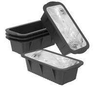 Moule à Glaçons en Forme de Brique | 5 Bacs de Congélation pour Bain Froid et Immersion Glacée,Grand Moule à Glaçons de 25 cm - Cuisine Maison Restaurant Extérieur Camping Pique-nique et Fête