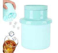 Moule à glaçons en silicone 2 en 1, moule à glaçons rond de 162 g avec joint anti-fuite, tasse de congélation robuste de qualité alimentaire, réutilisable avec design moderne, bar à la maison, pour