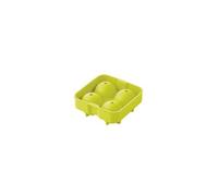 Moule à glaçons en silicone pour 4 boules vert Ø 4.5cm