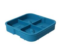 Moule à glaçons, moules à chocolat, 15 x 15 x 3 cm, polyvalent, motif chien et , moule en silicone à quatre cavités, congélateur créatif pour cocktail, fête, vacances, cuisine