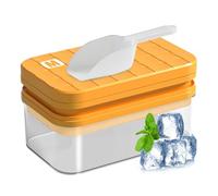Moule à Glaçons, Plateau de Moulage 56 Glaçons en Bloc avec Bac et Pelle, Outil À Démoulage Facile Pour Cubes De Glace De Boissons Froides, Vodka, Whisky,