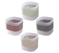 Moule à glaçons rond en silicone avec trou de remplissage d'eau, style design du congélateur anti-fuite, libération facile + s