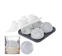 Moule à glaçons rond en silicone de 5,6 cm | Grande boule de glace pour whisky, jus, café, eau, boissons, maison, cuisine, bar, restaurant, fête, camping