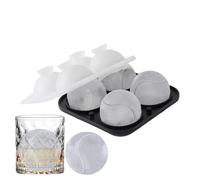 Moule à glaçons rond en silicone de 5,6 cm | Grande boule de glace pour whisky, jus, café, eau, boissons, maison, cuisine, bar, restaurant, fête, camping
