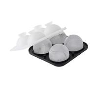 Moule À Glaçons Rond | Rond Réutilisable de Congélation 5,5 cm - Grand Moule À Sphères Glacées - Pour Whiskey Bourbon Jus Café Eau Maison Cuisine Bar Restaurant Fête Camping