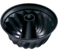 Moule à kouglof rond de 25 cm, en métal noir, antiadhésif