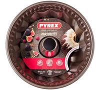 Pyrex - Asimetria - Moule à Savarin en Métal Anti-Adhésif Ø 22 cm , Marron