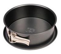 Dr. Oetker 1453 Moule à manqué, Moule à charnière, Moule à manqué à charnière, Moule à gâteau, Moule rond, Moule pâtisserie, Acier inoxydable, Noir, 18 x 6,5 cm