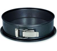 Patisse Moule à manqué Premium – Acier émaillé antiadhésif, charnière, fond amovible – 28 cm