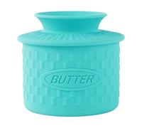 Moule à margarine - Protection simple - 10 x 9 cm - Beurrier - Couvercle sécurisé et bouchon d'eau - Idéal pour une pendaison de crémaillère dans la cuisine