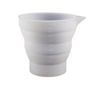 Moule à mesurer pliable en silicone pour résine époxy, 500 ml | Moules à mesurer en résine pour récipient à outils, outil de moulage en résine époxy de gypse, fabrication de bijoux
