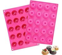 Moule à mini-muffins en silicone 30 x 20 cm - Antistatique - Moule pour 20 muffins - Moule à mini-gâteaux pour muffins, cupcakes et brownies