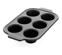 Moule à muffin 6 cups - Greenpan - Noir - Acier Noir G