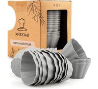 Moule à muffins en silicone, 24 pièces, sans BPA, antiadhésif