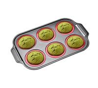 Moule à muffins en silicone à libération facile, moule réutilisable pour | Plateau de boulangerie pour petit déjeuner, dessert, collation, four, friteuse à air et maison