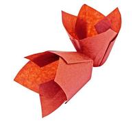 Moule à muffins Tulipe, rouge