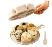 Moule À Onigiri 6 Compartiments Triangulaires Outil De Façonnage Pour