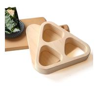 長次郎 Moule à onigiri, en bois, moule pour 3 pièces, fabriqué au Japon, fabriqué à la main par des artisans, onigiri, boule de riz, triangle, riz, bento, moule, bois, cyprès, hinoki
