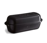 Emile Henry – Moule à pain de campagne rectangulaire – Noir Fusain