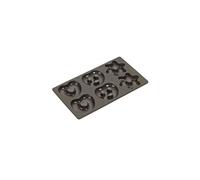 Lurch flexiForm 65033 lebkuchenform bretzels silicone coeurs et étoiles 30 x 17 cm (marron)